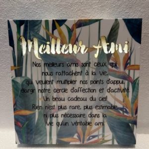 cadre meilleur ami illuminé